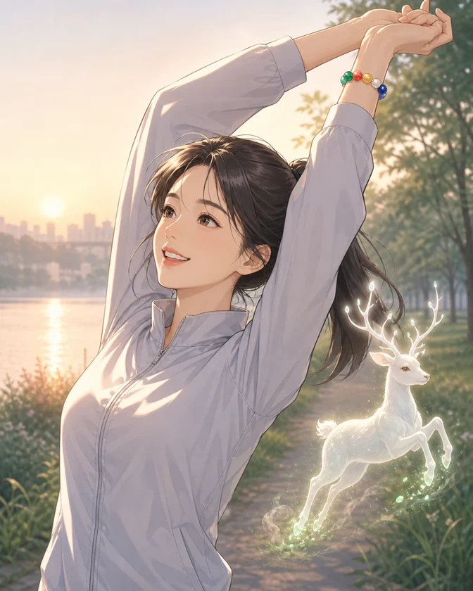 다이어트 사주 일러스트